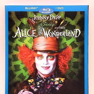 Disney’s “Alice in Wonderland” 2-Disc Blu-Ray & DVD Set – NEW